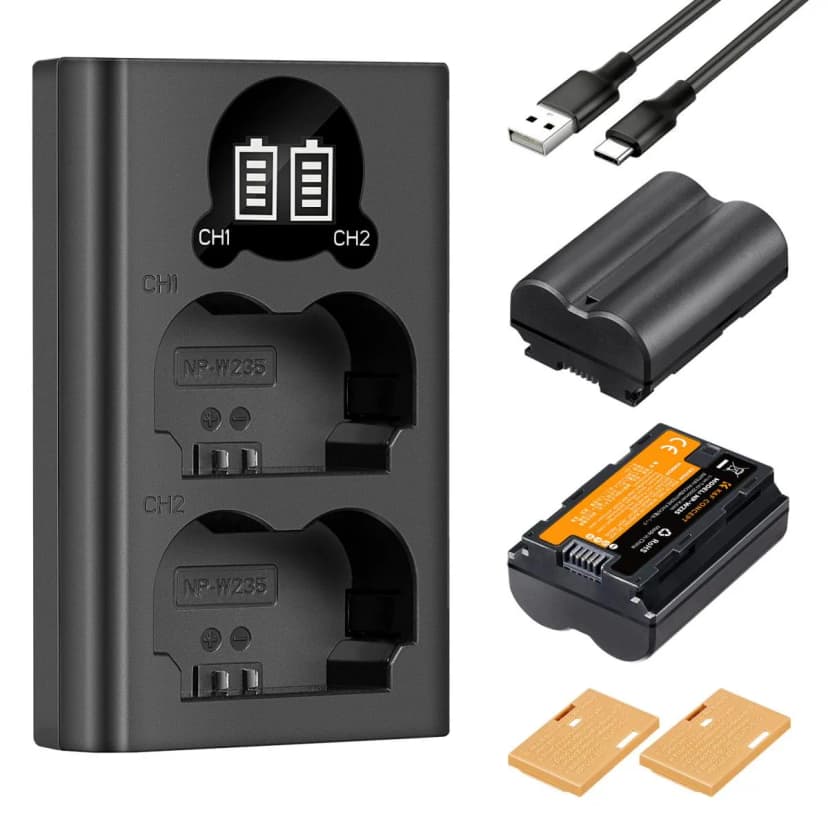 Bộ Pin Sạc Fujifilm NP-W235 K&F Concept 2200mAh | KF28.0018