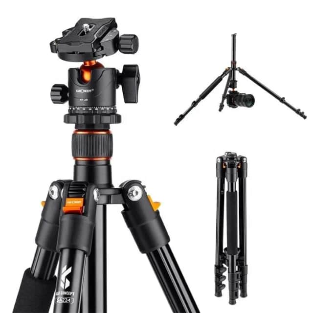 Chân đỡ máy ảnh (tripod) K&F Concept | Chính Hãng | KF09.080V1, KF09.101V1, KF09.119, KF09.123